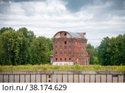 Ярославль, Здание мукомольного завода (1904 г.) (2020 год). Стоковое фото, фотограф Pukhov K / Фотобанк Лори