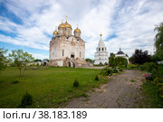 Московская область, город Можайск. Лужецкий Ферапонтов мужской монастырь (2022 год). Редакционное фото, фотограф Литвяк Игорь / Фотобанк Лори