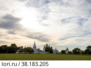 Московская область, город Можайск. Лужецкий Ферапонтов мужской монастырь (2022 год). Редакционное фото, фотограф Литвяк Игорь / Фотобанк Лори