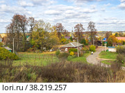 Деревня Исавицы в Можайском районе Московской области. Стоковое фото, фотограф Диана Лукьянова / Фотобанк Лори
