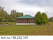 Земская школа. Село Константиново, Рязанская область (2022 год). Стоковое фото, фотограф Сергей Афанасьев / Фотобанк Лори