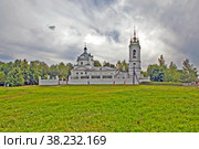 Казанская церковь. Село Константиново, Рязанская область (2022 год). Стоковое фото, фотограф Сергей Афанасьев / Фотобанк Лори