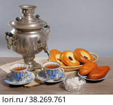 Вкусное чаепитие. Стоковое фото, фотограф Ольга Дмитренко / Фотобанк Лори