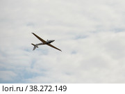 Польский планер высшего пилотажа MDM-1 Fox на Международном авиационно-космическом салоне МАКС-2021. Редакционное фото, фотограф Free Wind / Фотобанк Лори