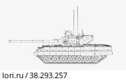 Modern Military Tank. Стоковое видео, видеограф Кирилл Черезов / Фотобанк Лори