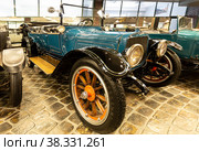 Lozier type 77. The manufacturer is the American company Lozier. Years of release – 1910-1917. The Museum of Technology of Vadim Zadorozhny. Moscow region, Russia (2020 год). Редакционное фото, фотограф Наталья Волкова / Фотобанк Лори