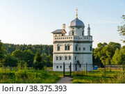 Скит патриарха Никона. Истра, Московская область (2022 год). Стоковое фото, фотограф Александр Щепин / Фотобанк Лори