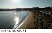 sunset Nousa Paros Greece mediteranean island aegean. Стоковое фото, фотограф Andreas Muth-Hegener / Фотобанк Лори