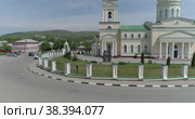 Город Вольск с высоты птичьего полёта (2018 год). Редакционное видео, видеограф Евгений Ковалев / Фотобанк Лори