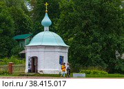 The Annunciation Chapel on the shores of Valaam Island (2021 год). Редакционное фото, фотограф Михаил Аккуратoв / Фотобанк Лори