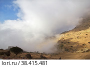 Clouds in Tawila village in mountains, Yemen (2013 год). Стоковое фото, фотограф Сергей Стрелков / Фотобанк Лори