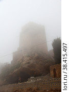 Clouds in Tawila village in mountains, Yemen (2013 год). Стоковое фото, фотограф Сергей Стрелков / Фотобанк Лори