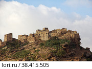 Tawila village in mountains, Yemen (2013 год). Стоковое фото, фотограф Сергей Стрелков / Фотобанк Лори
