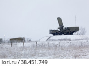 Российская радиолокационная станция - всевысотный обнаружитель 96Л6Е в работе. Стоковое фото, фотограф Кекяляйнен Андрей / Фотобанк Лори