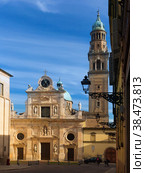 San Giovanni Evangelista church in Parma. Стоковое фото, фотограф Яков Филимонов / Фотобанк Лори