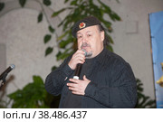 Александр Савин, российский певец, заслуженный артист России (2022 год). Редакционное фото, фотограф Малышев Андрей / Фотобанк Лори