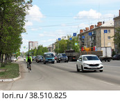 Проспект Победы, Копейск (2022 год). Редакционное фото, фотограф Елена Осетрова / Фотобанк Лори