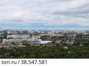 Жилой район Верхние Печёры в Нижнем Новгороде (2019 год). Редакционное фото, фотограф Иван Дуплик / Фотобанк Лори