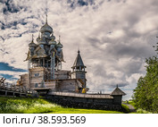 The Church of the Transfiguration on Kizhi island (2015 год). Редакционное фото, фотограф Оксана Медведева / Фотобанк Лори