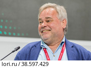 Russia. Saint-Petersburg. XXIII St. Petersburg International Economic Forum 2019. SPIEF 2019 participants. Evgeny Kaspersky, Russian programmer, owner of Kaspersky Lab. Россия. Санкт-Петербург. XXIII Петербургский международный экономический форум 2019. Участники ПМЭФ-2019. Евгений Касперский, российский программист, владелец Лаборатория Касперского. Редакционное фото, фотограф Алексей Смышляев / Фотобанк Лори