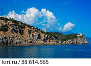 Вид с моря на мыс Ай-Тодор. Крым (2022 год). Стоковое фото, фотограф Макаров Алексей / Фотобанк Лори