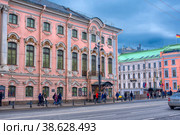 Stroganov Palace on Nevsky Prospect (2019 год). Редакционное фото, фотограф Анна Кривицкая / Фотобанк Лори