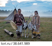 Wedding ceremony of the Northern peoples (2014 год). Редакционное фото, фотограф Сергей Великанов / Фотобанк Лори
