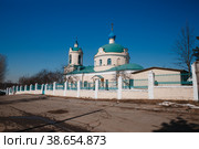 Церковь Николая Чудотворца в Ермолино. Стоковое фото, фотограф Олег Смагин / Фотобанк Лори