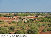 Mohenjo daro ruins close Indus river in Larkana district, Sindh, Pakistan (2021 год). Стоковое фото, фотограф Сергей Стрелков / Фотобанк Лори