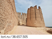 Kot Diji Fort, Fortress Ahmadabad in Khairpur District, Pakistan (2021 год). Стоковое фото, фотограф Сергей Стрелков / Фотобанк Лори