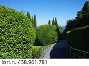 Сад на территории Ливадийского дворца в Крыму (2022 год). Редакционное фото, фотограф Natalia Sidorova / Фотобанк Лори