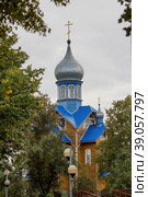The Church of St. George the Victorious in the village of Kamenyuki. The Republic of Belarus. (2017 год). Стоковое фото, фотограф Photojuli / Фотобанк Лори