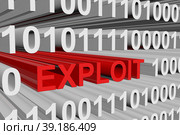 EXPLOIT. Стоковая иллюстрация, иллюстратор Максим Иванов / Фотобанк Лори