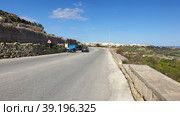 Triq Tad-Duru Street. Город Надур. Остров Гоцо (Gozo). Мальта (2023 год). Редакционное фото, фотограф lana1501 / Фотобанк Лори