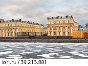 Gavrila Derzhavin Estate Museum (118, River Fontanka Embankment), unique memorial complex. St. Petersburg (2023 год). Редакционное фото, фотограф Валерия Попова / Фотобанк Лори