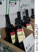 Products of the Massandra Wine Factory (2018 год). Редакционное фото, фотограф Виктория Кольцова / Фотобанк Лори