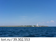 Marine landscape with views of the coastline of the Tarkhankut Cape (2018 год). Стоковое фото, фотограф Виктория Кольцова / Фотобанк Лори
