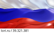 Флаг Российской Федерации. Стоковая иллюстрация, иллюстратор WalDeMarus / Фотобанк Лори