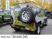 Scorpion-2M light armored vehicle. Rear view (2013 год). Редакционное фото, фотограф Сергей Буторин / Фотобанк Лори