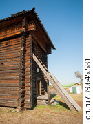 Tower of Aramashevsky jail. Nizhnyaya Sinyachikha (2013 год). Редакционное фото, фотограф Сергей Буторин / Фотобанк Лори