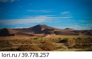 Sand dunes Namib-Naukluft national park in Namibia (2012 год). Стоковое фото, фотограф Сергей Майоров / Фотобанк Лори