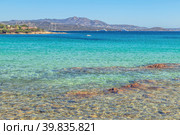 Beach in Costa Smeralda (2017 год). Стоковое фото, фотограф Татьяна  Бральнина / Фотобанк Лори