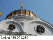 Храм Христа Спасителя. Улица Волхонка, 15. Район Хамовники. Город Москва (2010 год). Стоковое фото, фотограф lana1501 / Фотобанк Лори