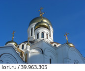 Церковь Троицы Живоначальной. Город Реутов. Московская область (2012 год). Стоковое фото, фотограф lana1501 / Фотобанк Лори