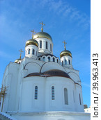 Церковь Троицы Живоначальной. Город Реутов. Московская область (2012 год). Стоковое фото, фотограф lana1501 / Фотобанк Лори