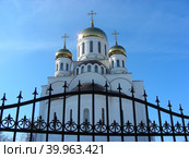 Церковь Троицы Живоначальной. Город Реутов. Московская область (2012 год). Стоковое фото, фотограф lana1501 / Фотобанк Лори