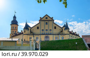 Nesvizh Castle is a castle of the Radziwill family (2022 год). Редакционное фото, фотограф Татьяна  Бральнина / Фотобанк Лори