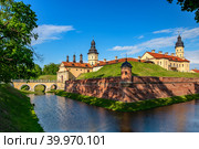 Nesvizh Castle is a castle of the Radziwill family (2022 год). Редакционное фото, фотограф Татьяна  Бральнина / Фотобанк Лори