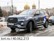 Chery Tiggo 7 Pro (2023 год). Редакционное фото, фотограф Art Konovalov / Фотобанк Лори