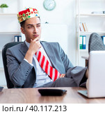King businessman at his workplace. Стоковое фото, фотограф Elnur / Фотобанк Лори